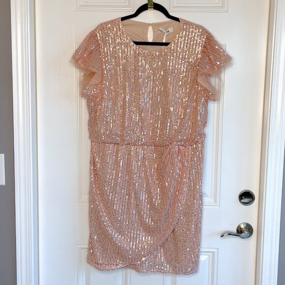 GRACE KARIN Sparkly Sequin Dress Cap Sleeve Dress NWT - Picture 6 of 14